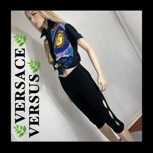 VERSACE VERSUS CROPPED PANTS